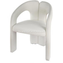 Italienische minimalistische Wohnzimmer weiße Dubet Lounge Stühle